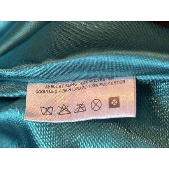 Green Beaded Embroidered Paisley Evening Bag Interchangeable Straps - Picture 8 of 8